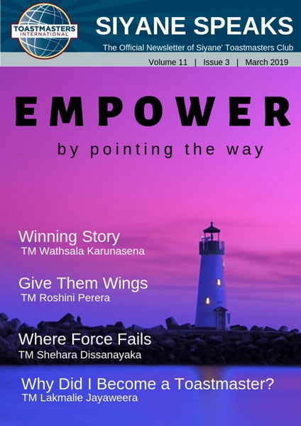 Siyane Toastmasters Magazine